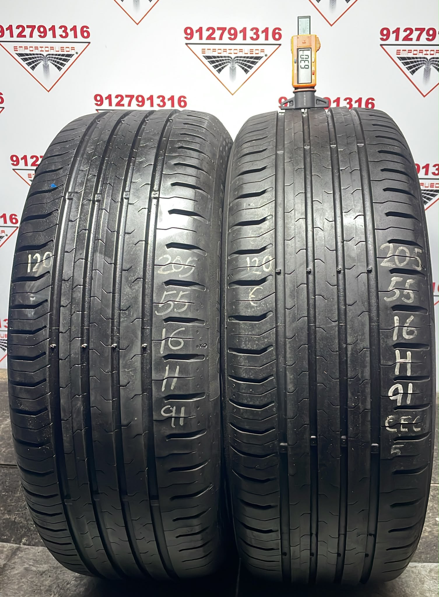 CONTINENTAL CONTIECOCONTACT 5 USADO  205/55 R16 91 H